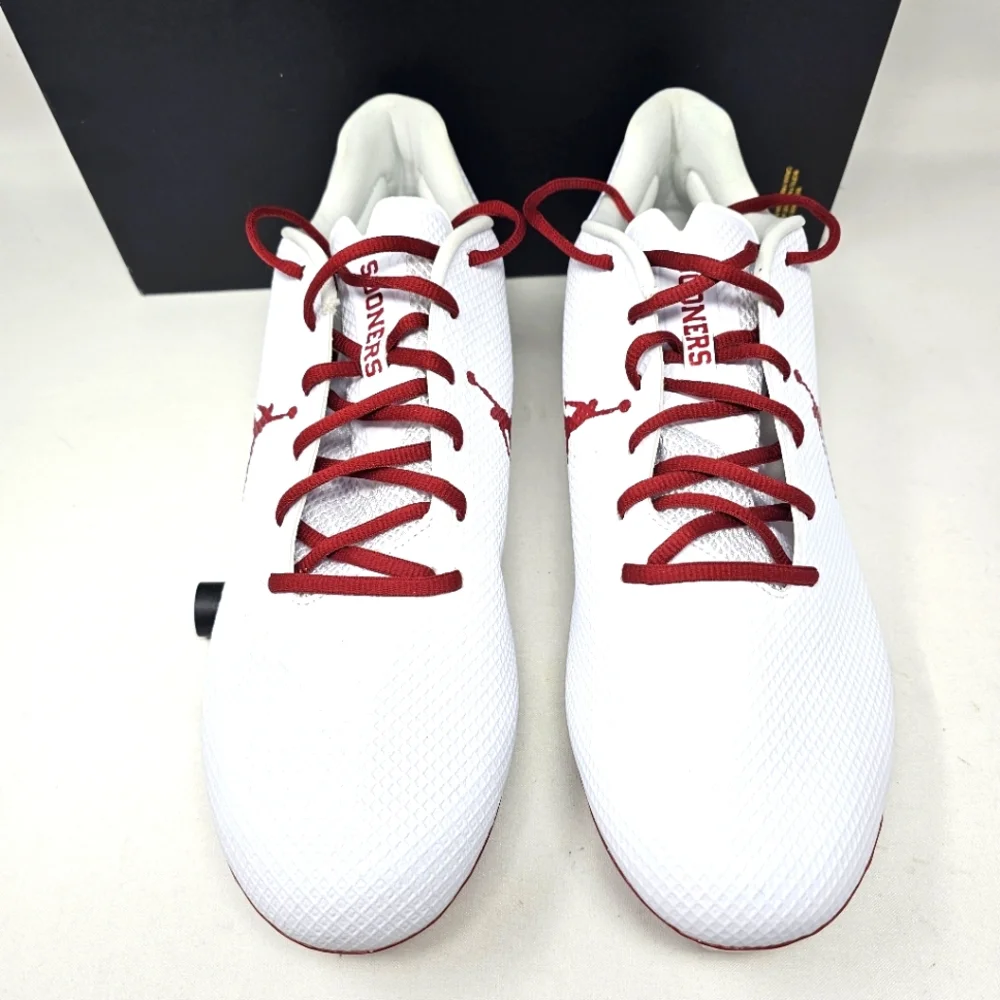 New Jordan Vapor Edge Speed 360 DT SMU PE Oklahoma Sooners DH3361-104 Size 14.5.